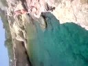 Cliff diving in ibiza
