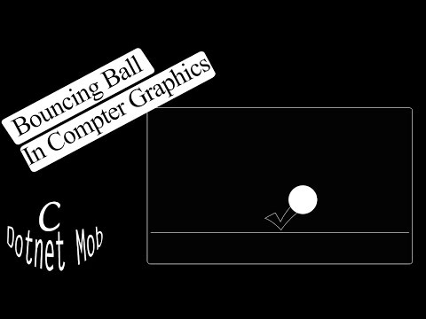 Demo for Bouncing Ball in C Programming