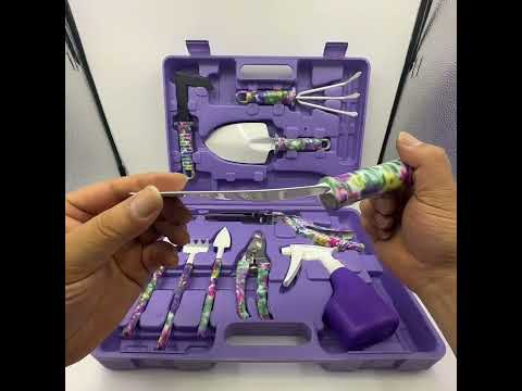 Садовый набор инструментов в кейсе инвентарь для сада и огорода компактный 10в1 - фото 1 - id-p2626171253