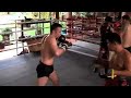 Alex Sneddon Muay Thai Training part 1
