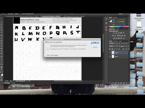 how to create your own font