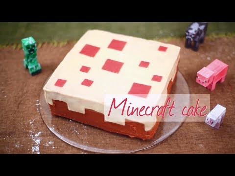 how to make a minecraft cake uk