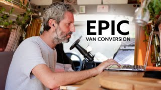Highly Functional BUDGET Self-Build VAN CONVERSION 🚐 // SEASONED VANLIFER Shows Us His 6TH CAMPER by Nate Murphy