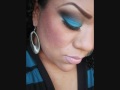 Tutorial: Blue turquoise look! again using the 120 pallette.