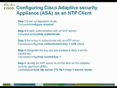 how to sync ntp cisco