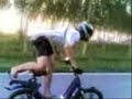 pazzo con un piaggio ciao polini