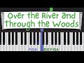 Over The River And Through The Woods Sheet Music Pdf