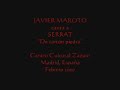 javier maroto canta a serrat de cartón piedra