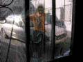 Homeless G-Funk beat boxer behind the HVW8 Gallery.