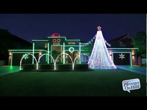 Gangnam Style con luces de Navidad