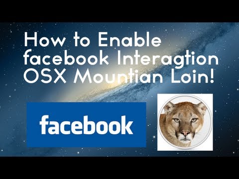 how to post on facebook via os x