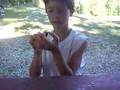 Baby Eastern Spiny Soft Shell Turtle '07 Peoga Lakes Indiana