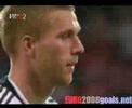 Goal for Germany - Lukas Podolski 72' (2-0)  Germany - Poland 2-0  