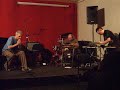 joseph sprinzak (voice), michel mayer (guitar) & eran sachs (electronics) on june 1st 2007 at one of the tel aviv meetings held at hagada hasmalit, tel aviv, israel.