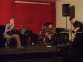 joseph sprinzak (voice), michel mayer (guitar) & eran sachs (electronics) on june 1st 2007 at one of the tel aviv meetings held at hagada hasmalit, tel aviv, israel.