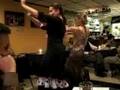 Elen dances at La Zuppa Cafe