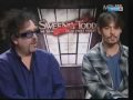 interviews:johnny depp,tim burton,tim spall,jayne,wisner & jamie campbellbower.
lol they play,guess the goatee
& they all dare johnny to give the reporter a shave!!!(well a haircutt!)

tell me if its good & crap!=]
1st video ive ever downloaded!!!!