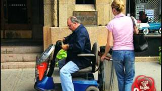 Just For Laughs TV - Stalled Electric Wheelchair Prank