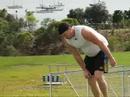 T-bird versus Big B 100 metre dash