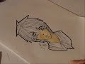 Copics are alcohol-based markers they should be inked with specifically pigment-ink pens so they do not smudge when coloring (thx to Kiisaragi ^^)Pen/Copics I used for this picture:Copic Layout paper (A4)Copicmultiliner (0.2 and brush)Copics ciao face: E51 and E35Hair: E 31, E33, E 29 ________________________________________http://www.chasm-project.com (my official homepage)http://demoniacalchild.deviantart.com(me@deviantart)http://www.comicwerk.de(online-magazine)