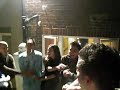 Attempting to sing auld lang syne  at Jons