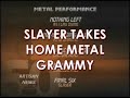 slayer won for best metal performance at the 50th annual grammy awards, and tom araya was there and shared his thoughts.