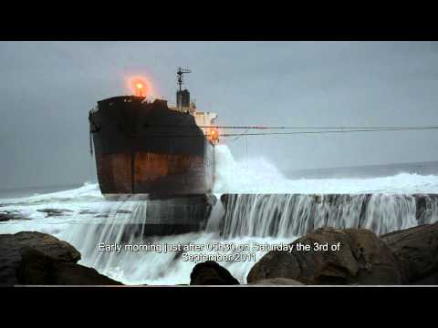 ship runs aground - The tanker, the MT Phoenix got in trouble in the vehement storm that was belting on the Kwazulu-Natal north coast on the 26th of July 2011. It eventually str...