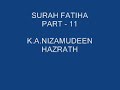 QURAN TRANSLATION IN TAMIL SURA FATHIA 11 (TAFSEER) BY HAZRATH K.A.NIZAMUDEEN MANBAVEE