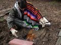 My set-up of a Dakota Fire Hole used to Temper a Knife