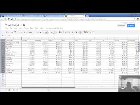 how to budget spreadsheet