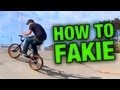 BMX: How To Fakie