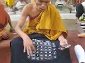 Monk Teaches Khmer Alphabet at Angkor Wat