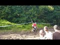 Rider on the ledges and steps