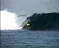 Bodyboarding in Indonesie