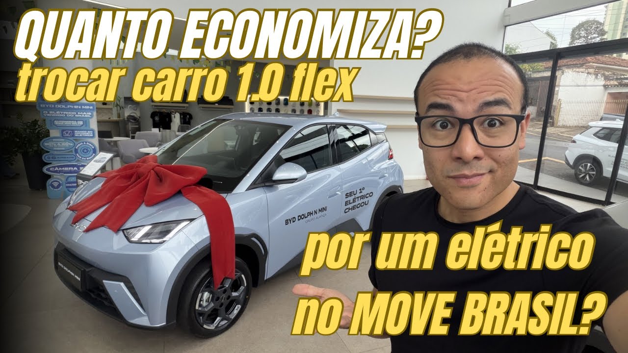 MOVE BRASIL: INACREDITÁVEL A ECONOMIA trocando Onix, Argo e HB20 1.0 por Dolphin e Dolphin Mini