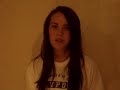 Me Singing \"Fall For You\" by: Secondhand Serenade-Lauren Alexis