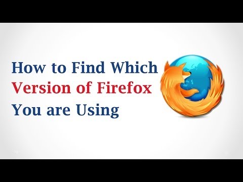 how to know version of firefox