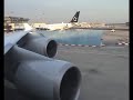 lufthansa b747 takeoff 07l wingview