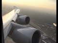 Lufthansa B747 Takeoff 07L wingview