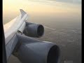 lufthansa b747 takeoff 07l wingview