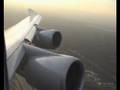 Lufthansa B747 Takeoff 07L wingview