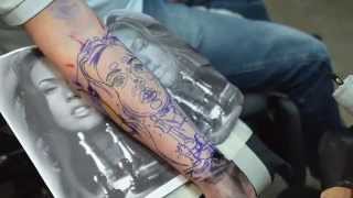 Tattoo Timelapse _____ The Art Studio Tattoos & Art by Rachel van Mechelen______