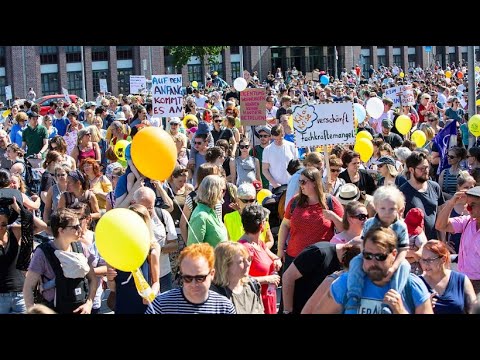 Tausende demonstrieren in Berlin fr mehr Kita-Plt ...