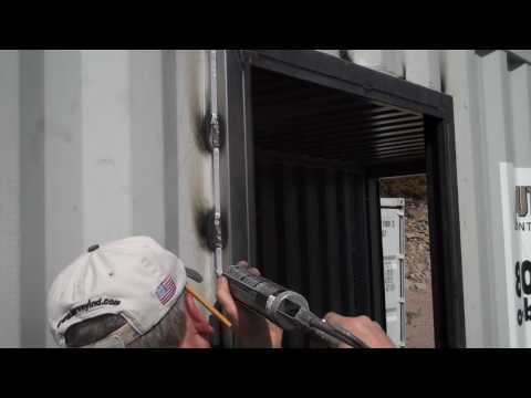 how to vent shipping container