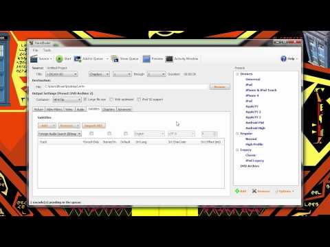 how to handbrake windows