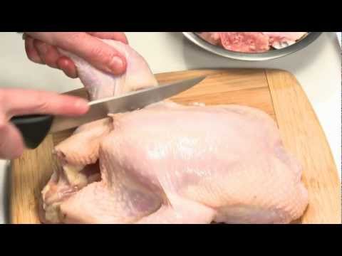 how to break down a chicken