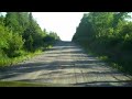 Red Indian Lake logging road Newfoundland