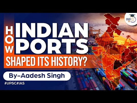 Significance of ports in building cultural and political history of India| Maritime History | UPSC - YouTube