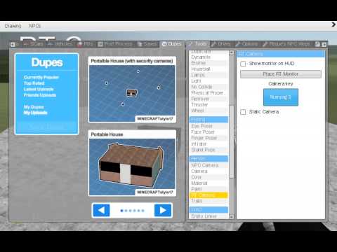 how to get rt camera in gmod 13