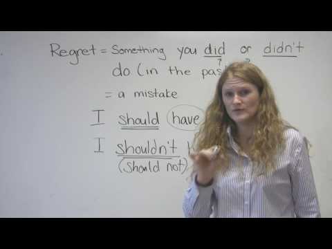 Speaks English - mistakes and regrets ("must be studied", etc..)